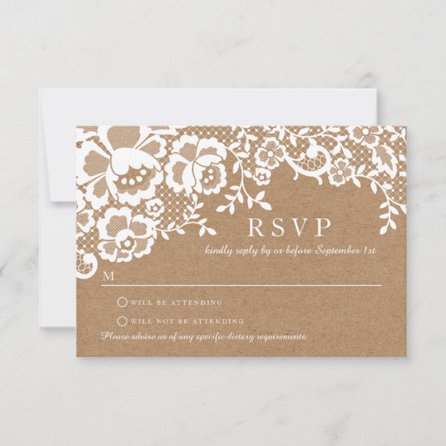 RSVP de Casamento de Locais Russos do País (Frente)