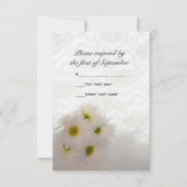 RSVP de Casamento de Lugar Branco e Disies