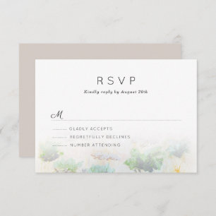 RSVP de Casamento de Paisagem do Deserto