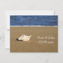 RSVP de casamento de praia