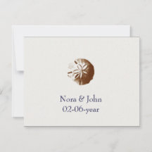 RSVP de casamento de praia