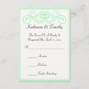 RSVP de Casamento de Rolagem de Contato Fairytale