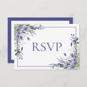 RSVP de Casamento de Script Botânico Eucalyptus la