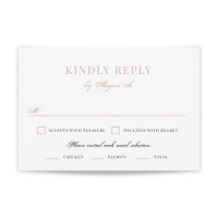 RSVP de Casamento de Sobreposição Bruto