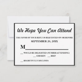 RSVP de Casamento de Stripe de Glitter de Prata Ne