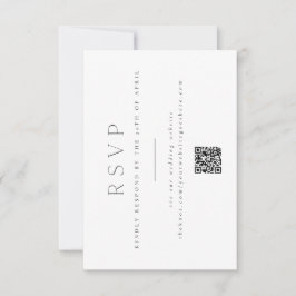 RSVP de Casamento Elegante mínimo
