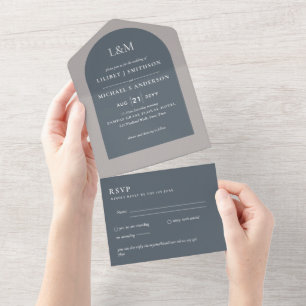 RSVP de Casamento Elegante Simples e Moderno