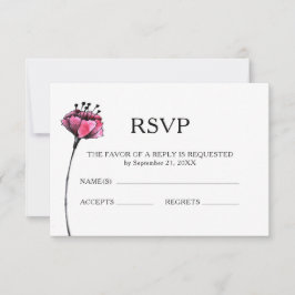 RSVP de Casamento Floral