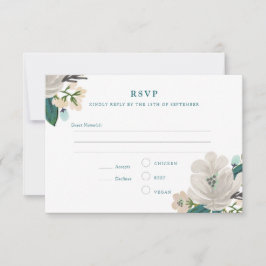 RSVP de Casamento Floral Golightly