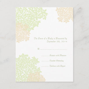 RSVP de Casamento Lace da Rainha Branca