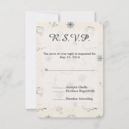 RSVP de Casamento Marítimo Náutico