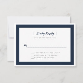 RSVP de Casamento Minimalista | EDDINHAS