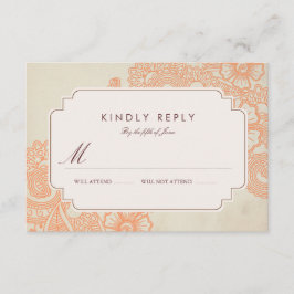 RSVP de Casamento Mod Mehandi