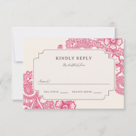 RSVP de Casamento Mod Mehandi