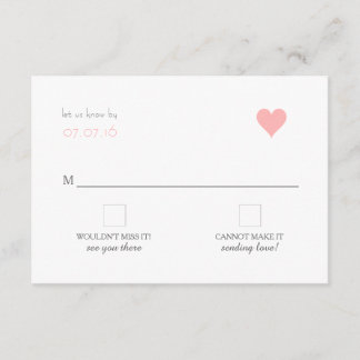 RSVP de Casamento Moderno de {Lover}