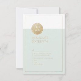 RSVP de casamento moderno minimalista editável a c