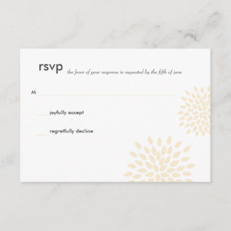 RSVP de Casamento Moderno // Posh Petals // Vanill