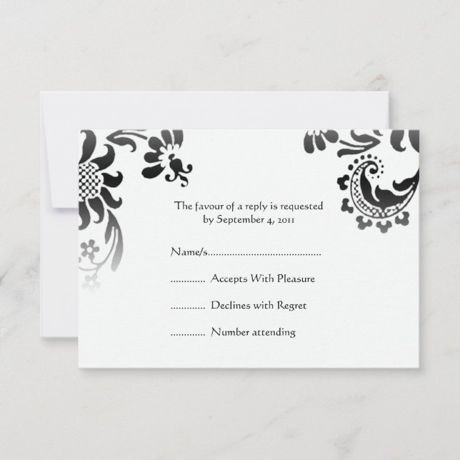 RSVP de Casamento - pequeno (Frente)