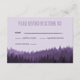 RSVP de Casamento Russo nas Montanhas