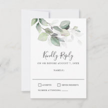 RSVP de Casamento Simplesmente Bonito