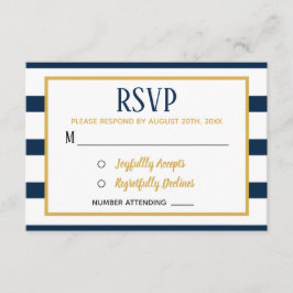 RSVP de Casamentos de Marinhos Náuticos e Burlap