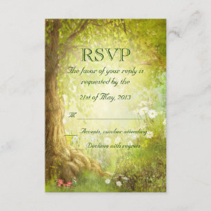 RSVP de Cena de Floresta Encantada