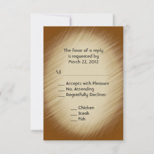 RSVP de Chocolate com Menu