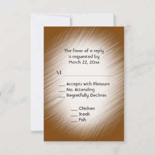 RSVP de Chocolate com Menu