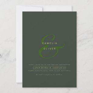 RSVP de Código QR do Convite de casamento de Amper
