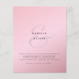 RSVP de Código QR do Convite de casamento de Amper