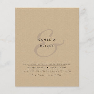 RSVP de Código QR do Convite de casamento de Amper
