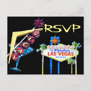 RSVP de Convite de Casamento de Las Vegas