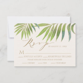 RSVP de Convite de Casamento de Verão esplêndido