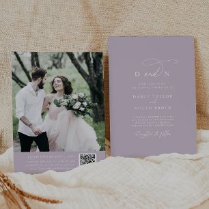 RSVP de Convite para Casamento de Fotografias do C