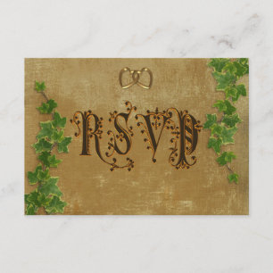 RSVP de Convite para Casamento Medieval