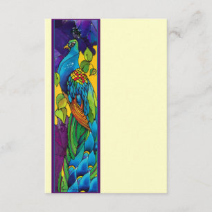 RSVP de Convite Peacock Brilhante
