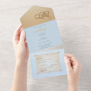 RSVP de Convites de Destino Calendário GRATUITO
