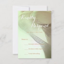 RSVP de Detalhes da Flor Romântica