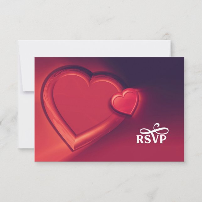 RSVP de Dois Corações (Versão 4) (Frente)