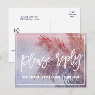 RSVP de Escolha do Menu Sunset Tropical