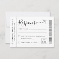RSVP de Ficheiro de Passagem de Embarque de Tema v