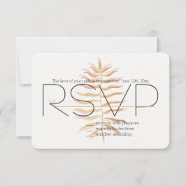RSVP de Folhas Tropicais