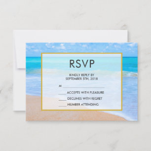 RSVP de Fotografia da Cena Tropical de Praia Incrí