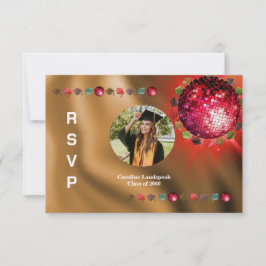 RSVP de Fotografias Personalizadas do Partido Disc