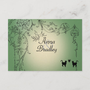 RSVP de Gatos de Jardim com envelopes