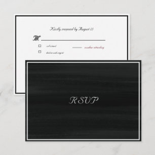 RSVP de Lava Tinta Elegante
