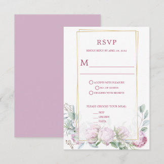 RSVP de Lilases Roxos - Amy