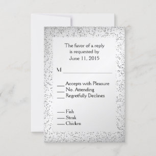 RSVP de Menu de Largura Silver
