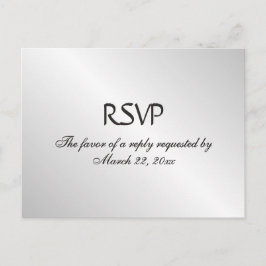RSVP de Menu Silver