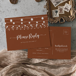 RSVP de opções do menu Terracotta